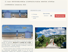 Tablet Screenshot of campingblonville.com